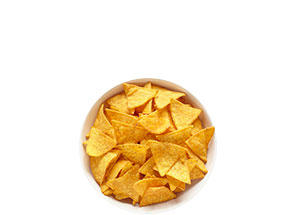 chips on a plate